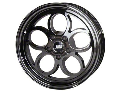 JMS Savage Series Black Chrome Wheel; Front Only; 17x4.5 (93-02 Camaro)
