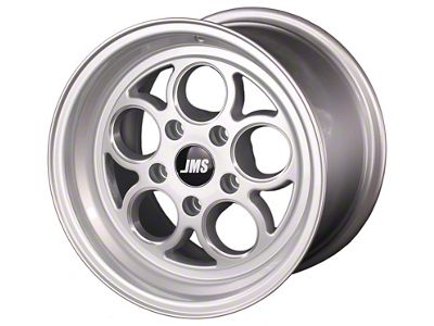 JMS Savage Series Gloss Silver Wheel; Front Only; 17x4.5 (93-02 Camaro)