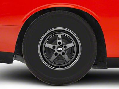 JMS Avenger Series Black Chrome Wheel; Rear Only; 15x10; 29mm Offset (08-23 RWD Challenger, Excluding SRT Demon, SRT Hellcat & SRT Jailbreak)