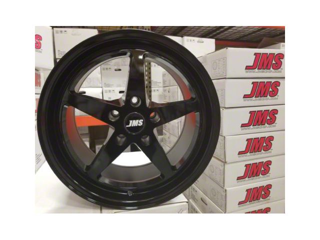 JMS Avenger Series Black Clear Wheel; Front Only; 17x4.5 (08-23 RWD Challenger, Excluding Widebody)