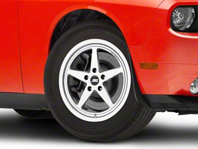 JMS Avenger Series White Chrome Wheel; Front Only; 17x4.5; -24.75mm Offset (08-23 RWD Challenger, Excluding SRT Demon, SRT Hellcat & SRT Jailbreak)
