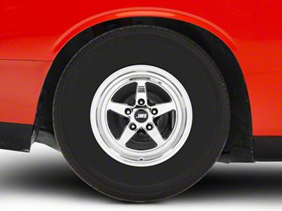 JMS Avenger Series White Chrome Wheel; Rear Only; 15x10; 29mm Offset (08-23 RWD Challenger, Excluding SRT Demon, SRT Hellcat & SRT Jailbreak)