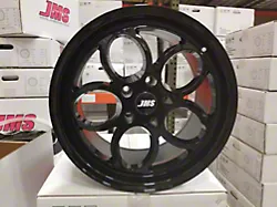 JMS Savage Series Black Clear Wheel; Front Only; 17x4.5; -24.75mm Offset (08-23 RWD Challenger, Excluding Widebody)