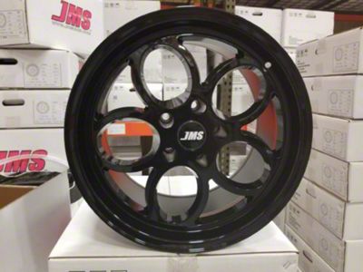 JMS Savage Series Black Clear Wheel; Front Only; 17x4.5 (08-23 RWD Challenger, Excluding Widebody)