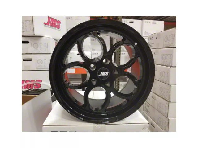 JMS Savage Series Black Clear Wheel; Front Only; 17x4.5 (08-23 RWD Challenger, Excluding Widebody)