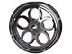 JMS Savage Series Black Chrome Wheel; Rear Only; 17x10 (08-23 RWD Challenger, Excluding Widebody)