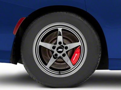 JMS Avenger Series Black Chrome Wheel; Rear Only; 17x10; 20mm Offset (11-23 RWD Charger)