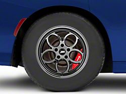 JMS Savage Series Black Chrome Wheel; Rear Only; 15x10; 29mm Offset (11-23 RWD Charger, Excluding SRT Hellcat)