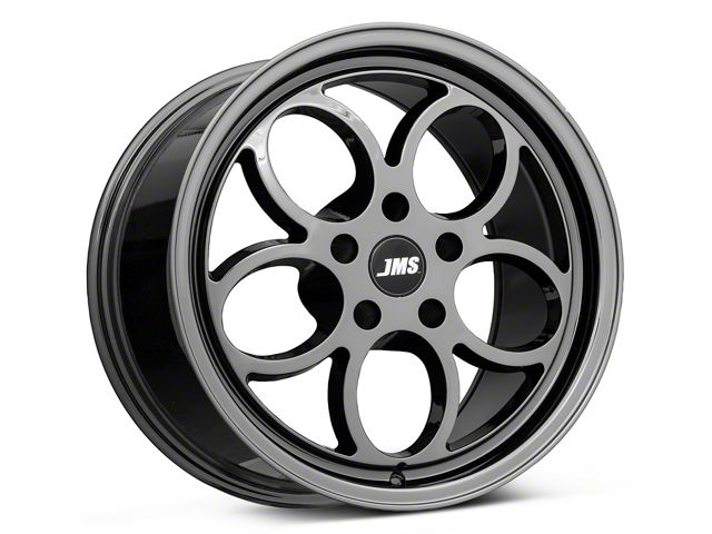 JMS Savage Series Black Chrome Wheel; Rear Only; 17x10 (11-22 RWD Charger)