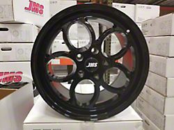 JMS Savage Series Black Clear Wheel; Front Only; 17x4.5; -24.75mm Offset (11-23 RWD Charger, Excluding Widebody)