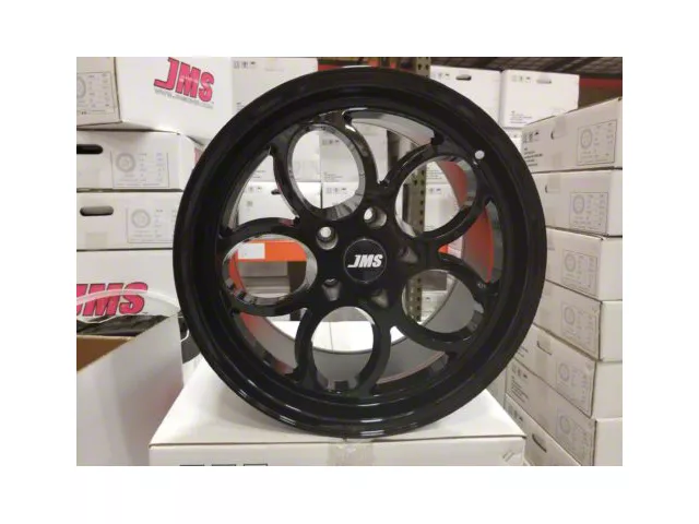 JMS Savage Series Gloss Black Wheel; Rear Only; 17x10 (11-23 RWD Charger, Excluding Widebody)