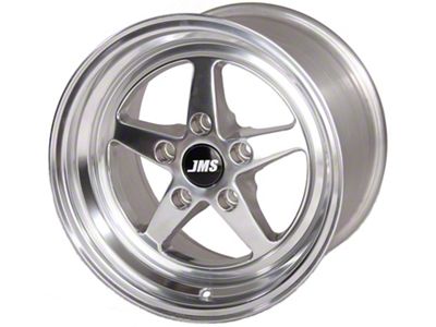 JMS Avenger Series Polished Wheel; Rear Only; 17x10; 51.50mm Offset (05-13 Corvette C6)