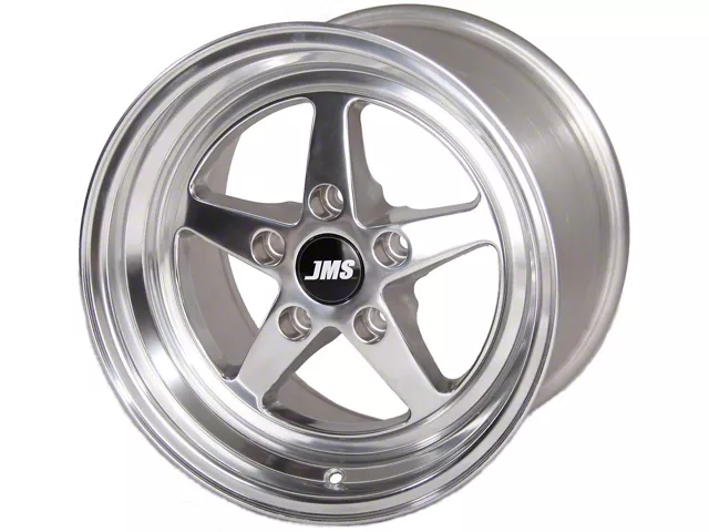 JMS Avenger Series Polished Wheel; Rear Only; 17x10 (05-13 Corvette C6)