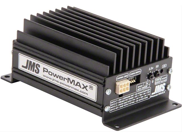 JMS PowerMAX V2 FuelMAX Fuel Pump Voltage Booster; Universal Single Output (08-13 Corvette C6)