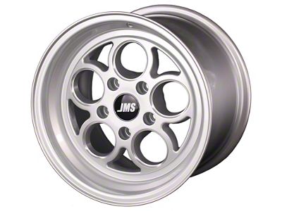 JMS Savage Series Gloss Silver Wheel; Rear Only; 17x10; 51.50mm Offset (05-13 Corvette C6)