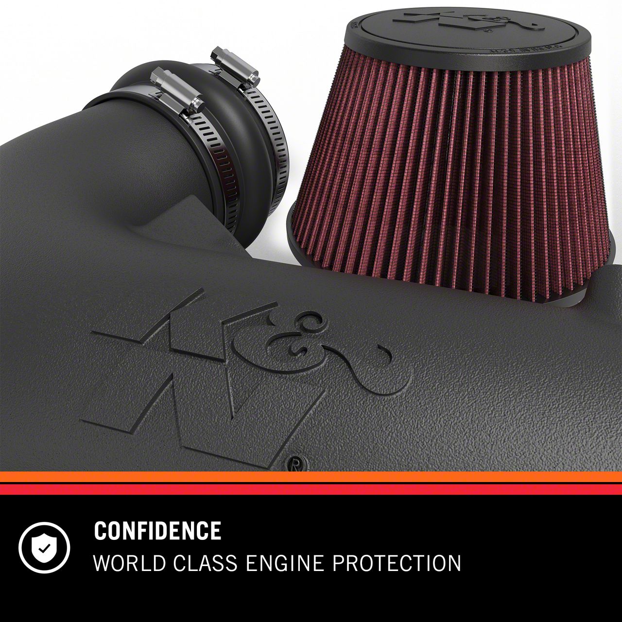 K&N Cold Air Intake Kit: High Performance, Increase Horsepower Up To 9.1HP / 13TQ: 50-State Legal