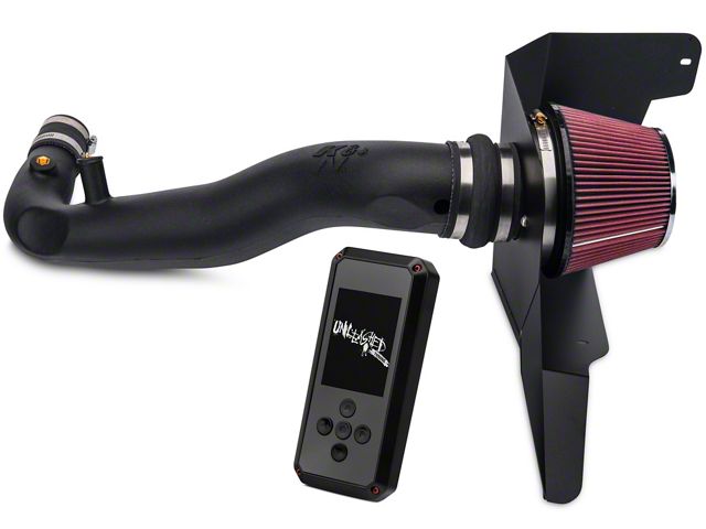 K&N Series 63 AirCharger Cold Air Intake and Unleashed Rev-X Tuner (15-17 Mustang EcoBoost)