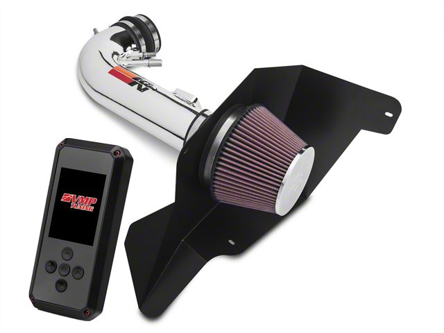 K&N Series 69 Typhoon Cold Air Intake and VMP Rev-X Tuner (15-17 Mustang GT Stock or w/ Bolt-On Mods)