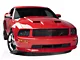 Mach 1 Style Hood; Unpainted (05-09 Mustang GT, V6)