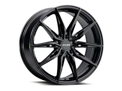 Kalon Cypher Gloss Black Wheel; 22x8.5; 35mm Offset (10-15 Camaro, Excluding Z/28)