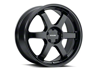 Kalon Suzuka Gloss Black Wheel; 18x8; 38mm Offset (10-15 Camaro LS, LT)