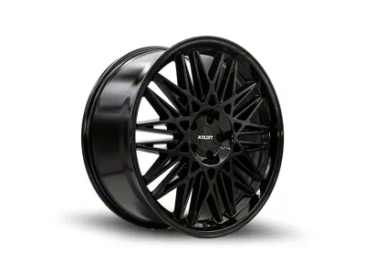 Kalon Kolossus Gloss Black Wheel; 22x9.5; 35mm Offset (94-98 Mustang)