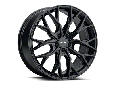 Kalon Inferno Gloss Black Wheel; 17x7.5; 40mm Offset (16-24 Camaro LS, LT)