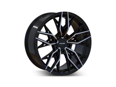 Kalon Scout Gloss Black with Machined Face Wheel; 18x8; 38mm Offset (17-23 AWD Challenger)
