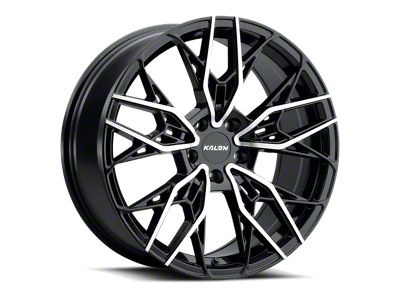 Kalon Scout Gloss Black with Machined Face Wheel; 20x9; 35mm Offset (20-25 Corvette C8 Stingray)