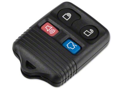 Keyless Entry Remote Case with Key Pad; Housing Only (99-09 Mustang)