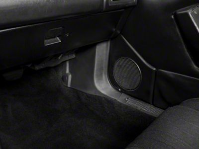 Kick Panels; Black (83-93 Mustang)