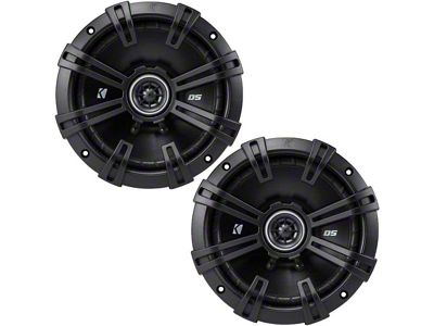 Kicker DS-Series Front and Rear Speaker Package (15-17 Mustang V6 Fastback)