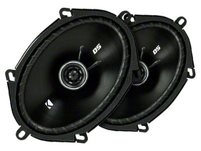 Kicker DS-Series Front and Rear Speaker Package (10-14 Mustang V6 Coupe)