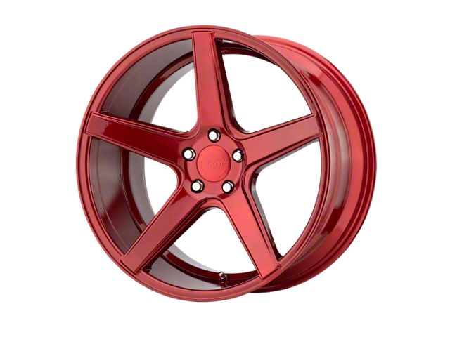 KMC District Candy Red Wheel; 20x9 (06-10 RWD Charger)
