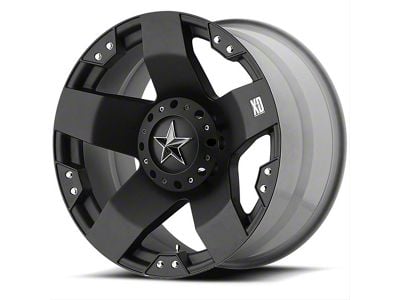 KMC Rockstar Car Matte Black Wheel; 18x8 (07-10 AWD Charger)