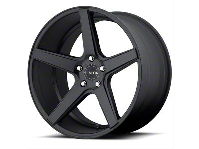 KMC District Satin Black Wheel; 20x8.5 (10-15 Camaro)
