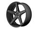 KMC District Satin Black Wheel; Rear Only; 20x10.5 (10-15 Camaro)