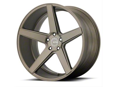 KMC District Matte Bronze Wheel; 20x8.5; 35mm Offset (16-24 Camaro)