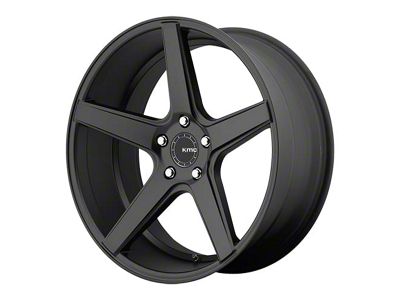 KMC District Satin Black Wheel; Rear Only; 20x10.5; 45mm Offset (16-24 Camaro)