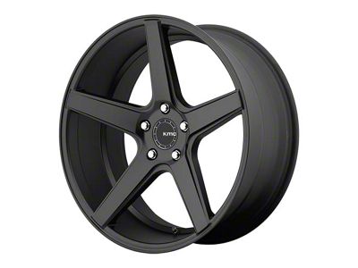 KMC District Satin Black Wheel; Rear Only; 20x10.5 (16-24 Camaro)