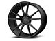 KMC Flux Satin Black Wheel; 20x8.5 (08-23 RWD Challenger, Excluding Widebody)