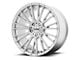 KMC Impact Brushed Silver Wheel; 20x8.5 (08-23 RWD Challenger, Excluding Widebody)