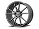 KMC Flux Charcoal Wheel; 20x8.5 (11-23 RWD Charger, Excluding Widebody)