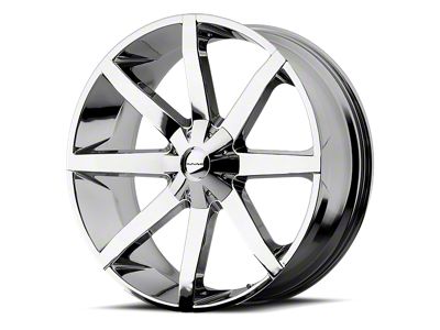 KMC Slide Chrome Wheel; 20x8.5 (11-23 RWD Charger, Excluding Widebody)