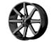 KMC Slide Gloss Black Wheel; 20x8.5 (11-23 RWD Charger, Excluding Widebody)