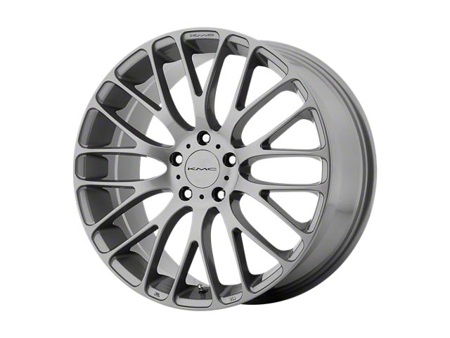 KMC Maze Pearl Gray Wheel; 18x8 (21-24 Mustang Mach-E, Excluding GT)