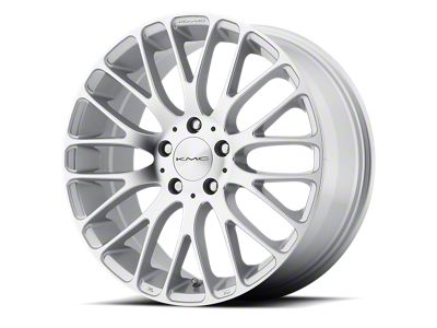 KMC Maze Silver with Machined Face Wheel; 20x8.5 (21-24 Mustang Mach-E)