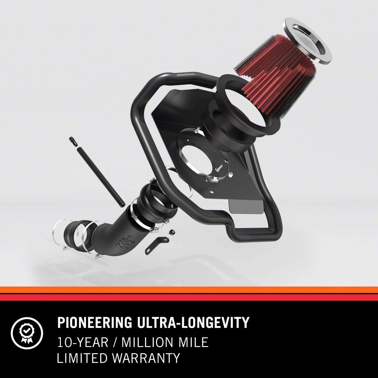 K&N Camaro Series 63 AirCharger Cold Air Intake 63-3074 (10-15