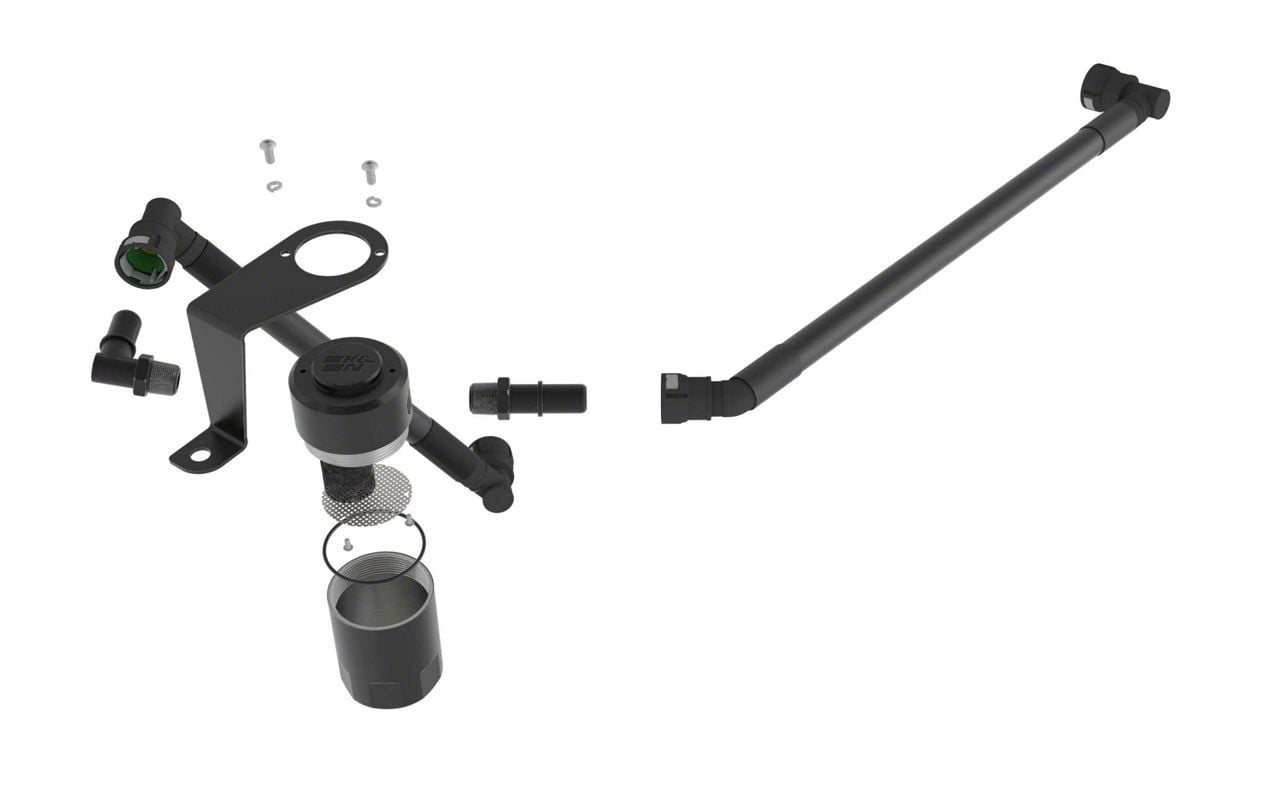 K&N Mustang Oil Catch Can 81-0833 (24-26 Mustang GT, Dark Horse w