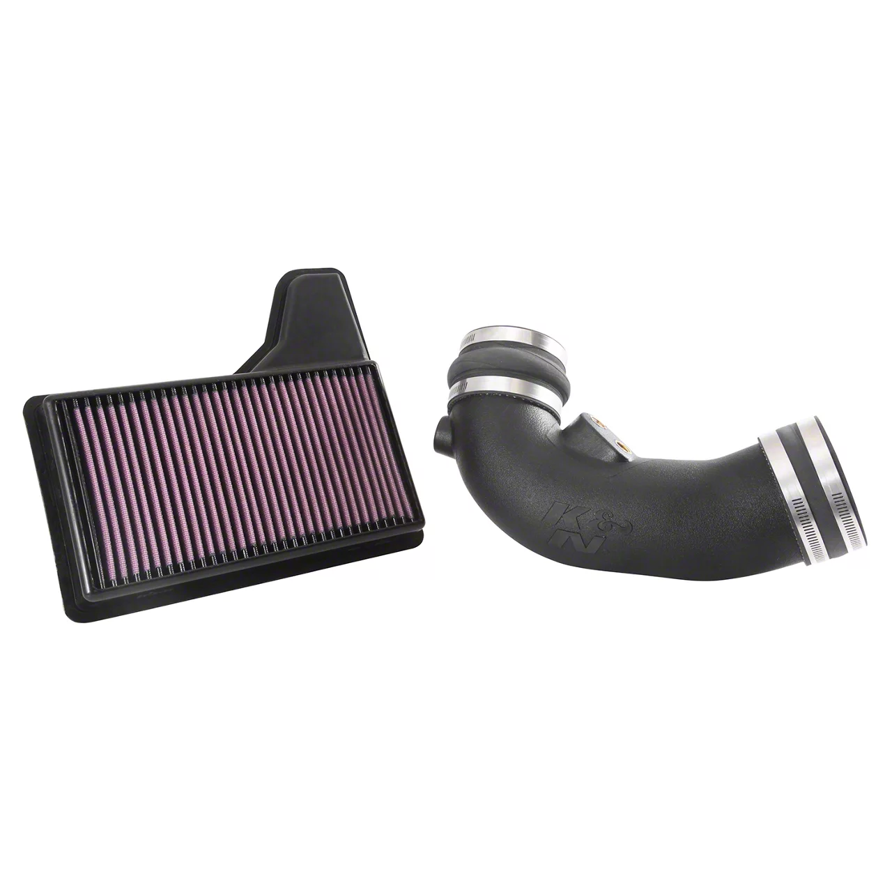 K&N Mustang Series 57 FIPK Intake Tube with Drop-In Air